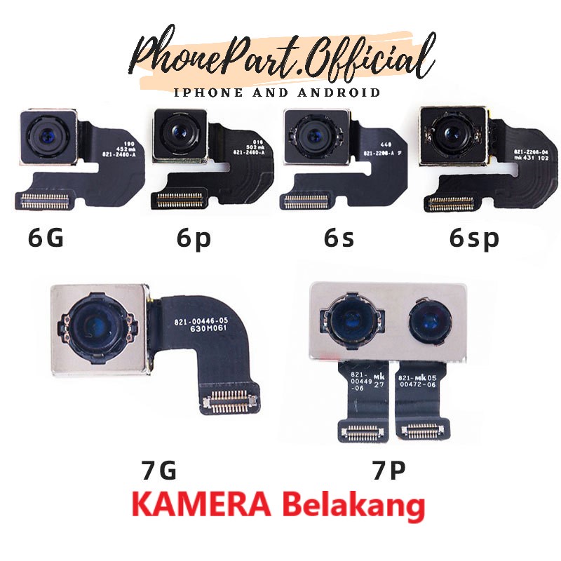 Kamera Belakang IPHON 5 5S 5SE 6G Plus 6S Plus 7G Plus 8G Plus X Camera Big Fleksibel Rear