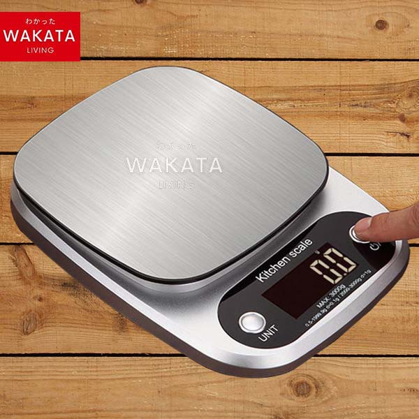 THOME Timbangan Dapur Digital 5kg 10kg – LCD Display, Tare, Akurat, Praktis untuk Baking &amp; Diet