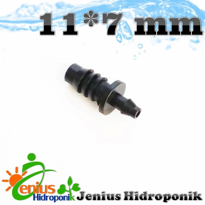 Reducer 11 mm x 7 mm / Nepel Selang PE 11 mm ke 7 mm / Gardening