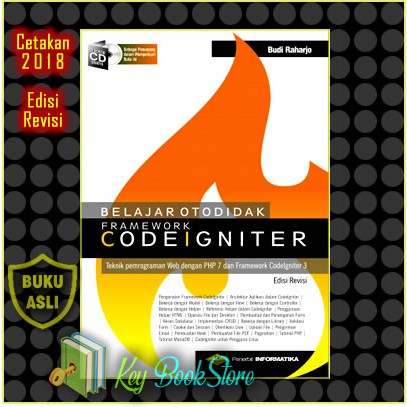 Buku CodeIgniter, BELAJAR OTODIDAK FRAMEWORK CODEIGNITER Plus CD