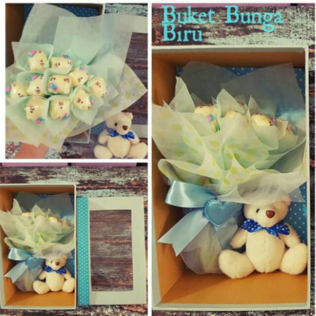 

Buket Bunga Biru