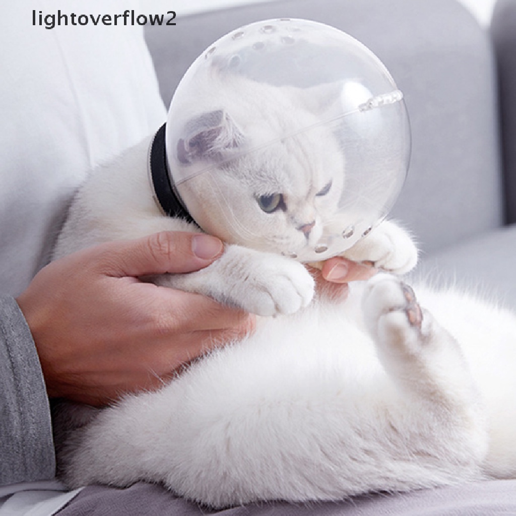 (lightoverflow2) Masker Pelindung Mulut Kucing Anti Gigit / Jilat Bahan Breathable