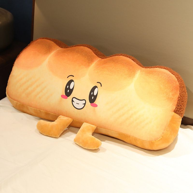 Cute Simulation Bread Soft Plush Toy Soft Pillow Sofa Cushion Kids Gift