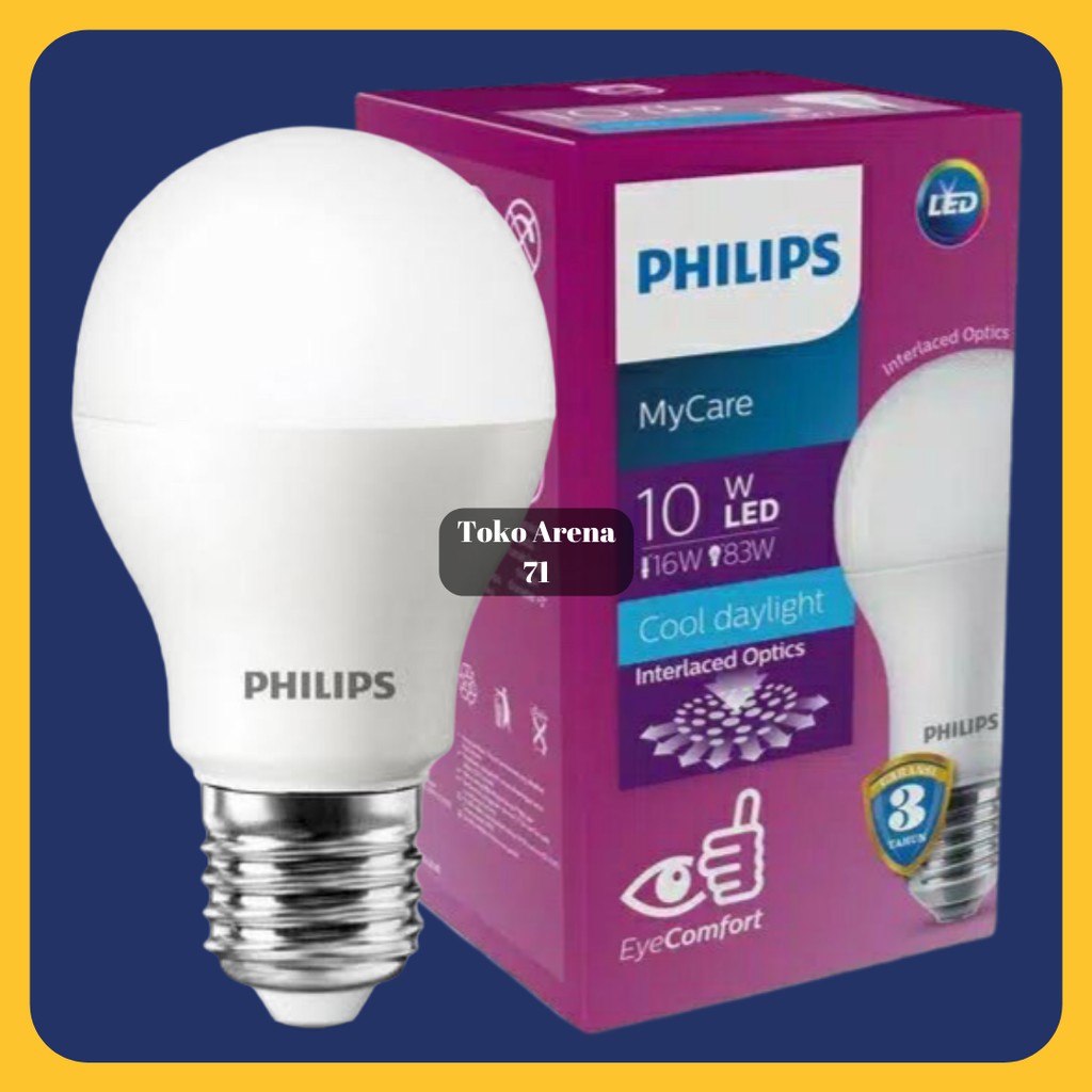 Jual Lampu Led Philips Watt Bohlam W Philip Putih W Bulb Led