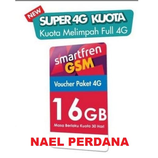 VOUCHER SMARTFREN 16GB ( 8gb 24 jam + 8 GB malam) | Shopee ...