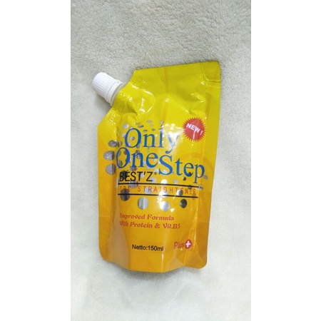 Best'z Only One Step 150GR/Hair Spa One Step/Pelurusan Rambut Sekali Pakai/Cream Rebonding Rambut/Smoothing keratin/Obat Pelurusan One Step