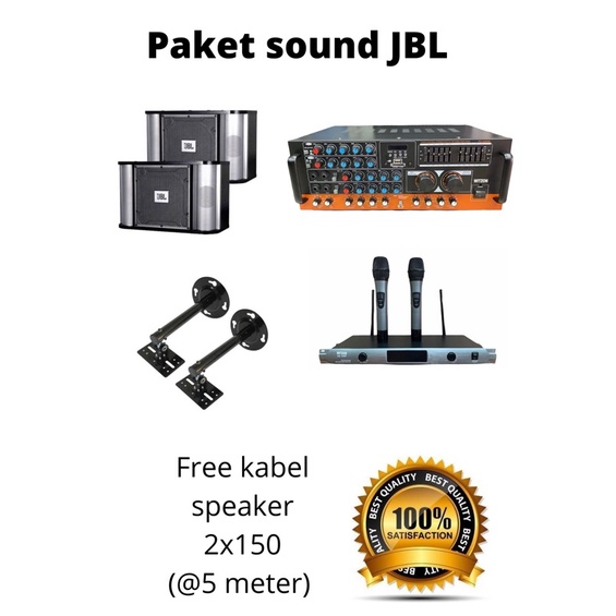 paket sound speaker karaoke jbl original . paket sound karaoke meeting pengajian kafe restoran jbl o