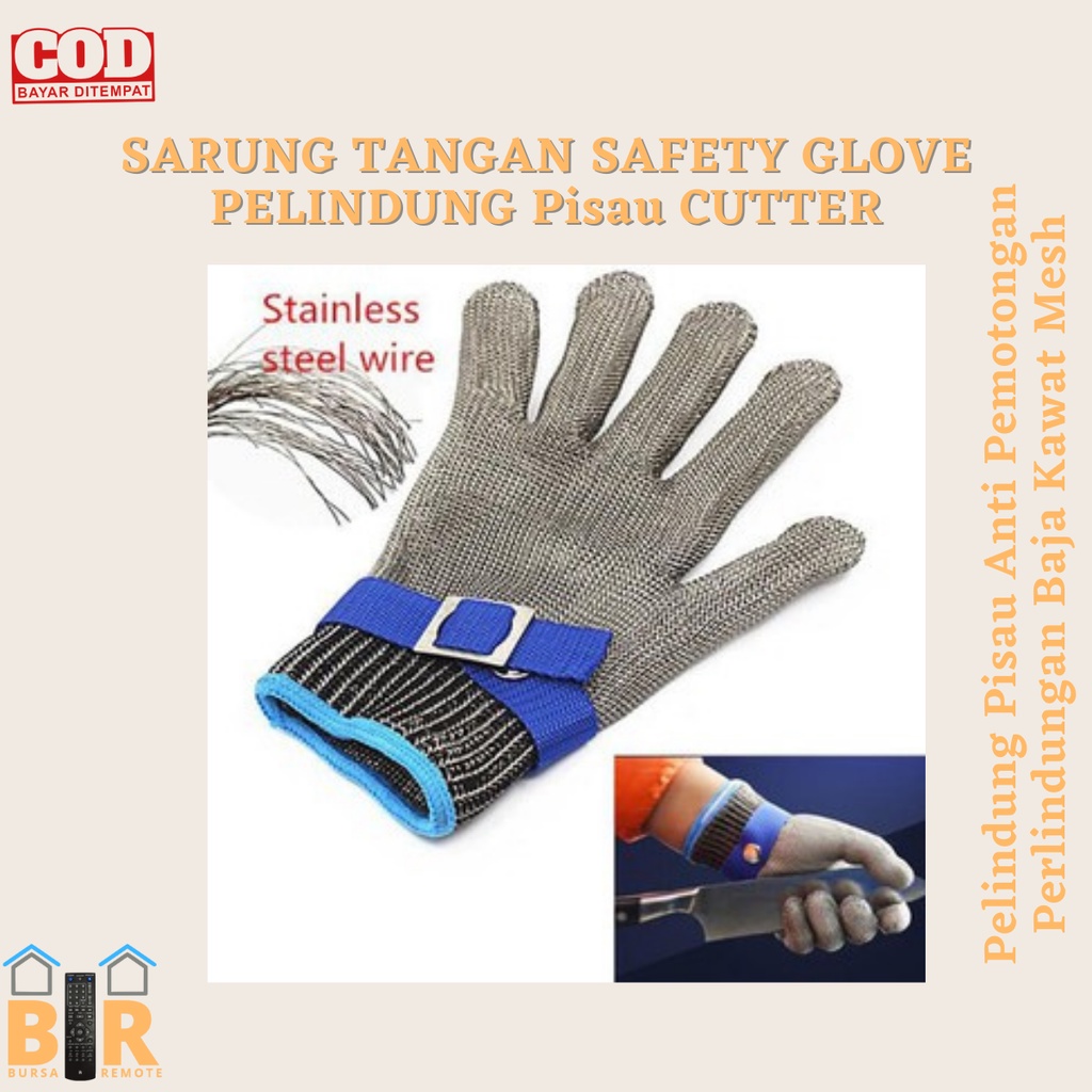 Sarung Tangan Anti Pisau Gores Benda Tajam Anti Bacok / SARUNG TANGAN SAFETY GLOVE