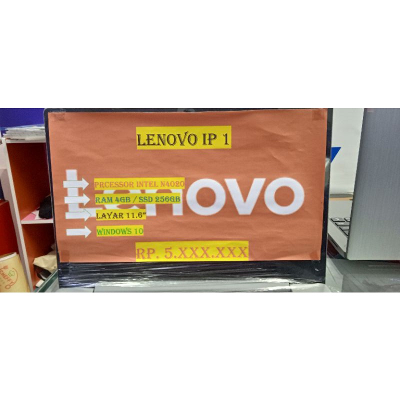 LENOVO IP 1 N4020 4GB SSD 256GB