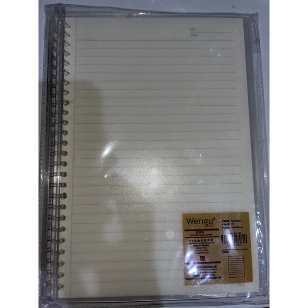 

Binder Transparan Wengu ukuran B5