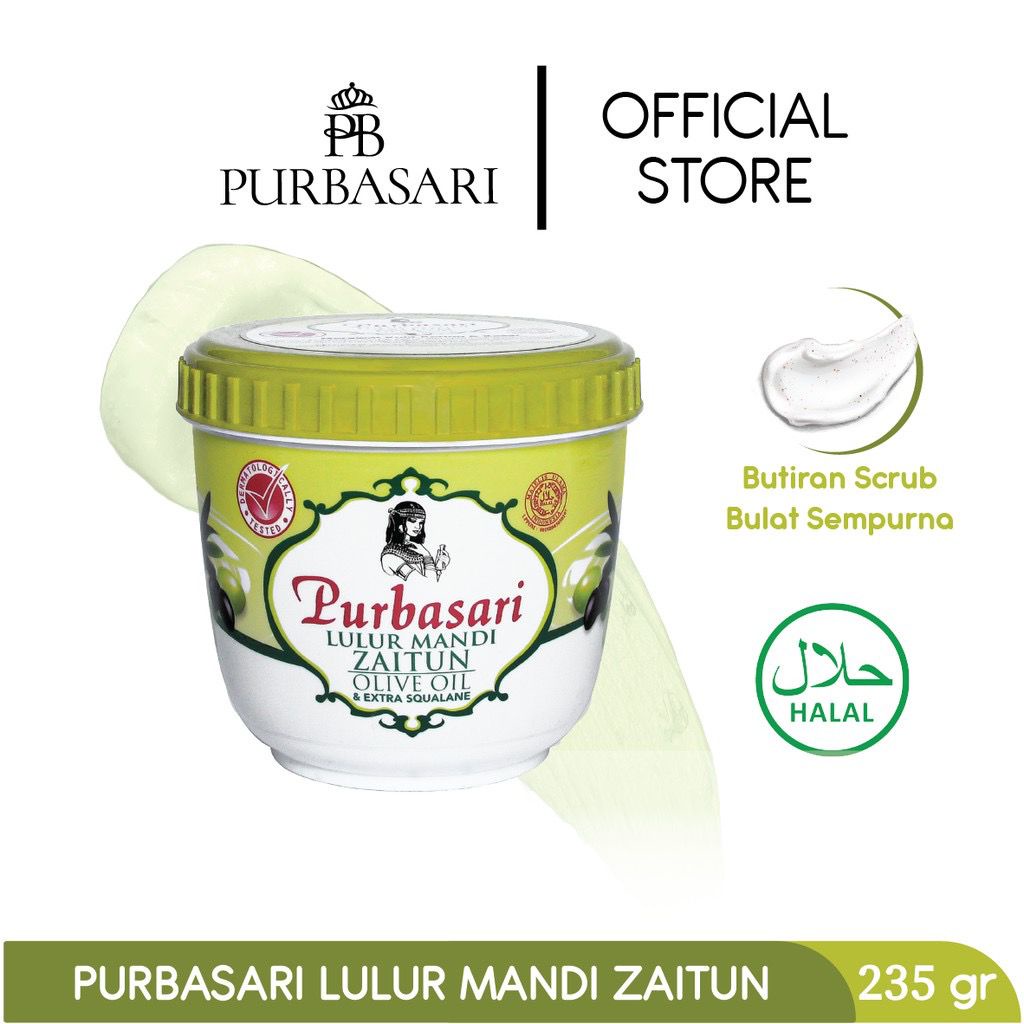 Purbasari Lulur Mandi | Body Scrub 235gr