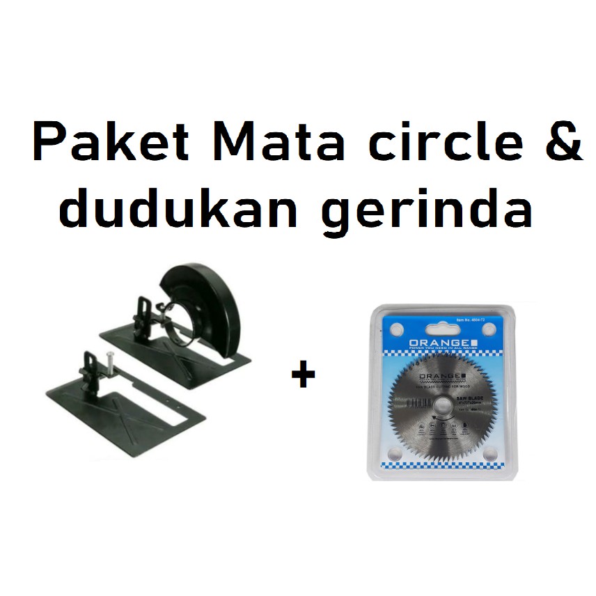 Paket Stand Dudukan Gerinda Cover + Mata Circular Saw Blade