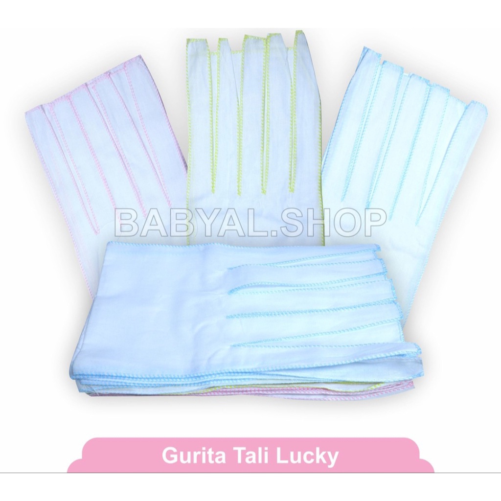 6 pcs Gurita tali bayi PUTIH POLOS harga grosir TERMURAH