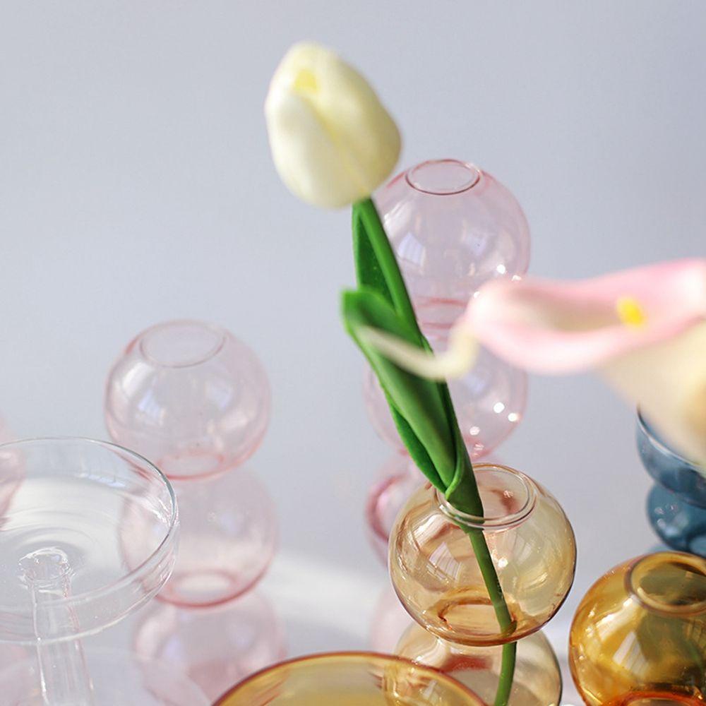[Elegan] Vas Kaca Kreatif INS Tanaman Hidroponik Pernikahan Pesta Pot Bunga Flower Decoration Table Decor