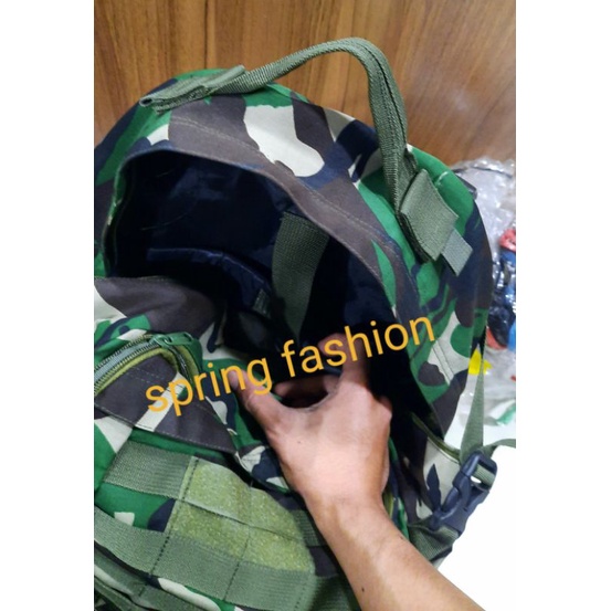 Tas Ransel TNI model Hiu kualitas Pembagian