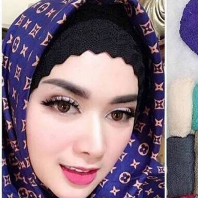 Ciput Rajut / Ciput Zigzag / Bandana Rajut / Ciput Bandana / Inner Hijab / Inner Murah / Inner Rajut