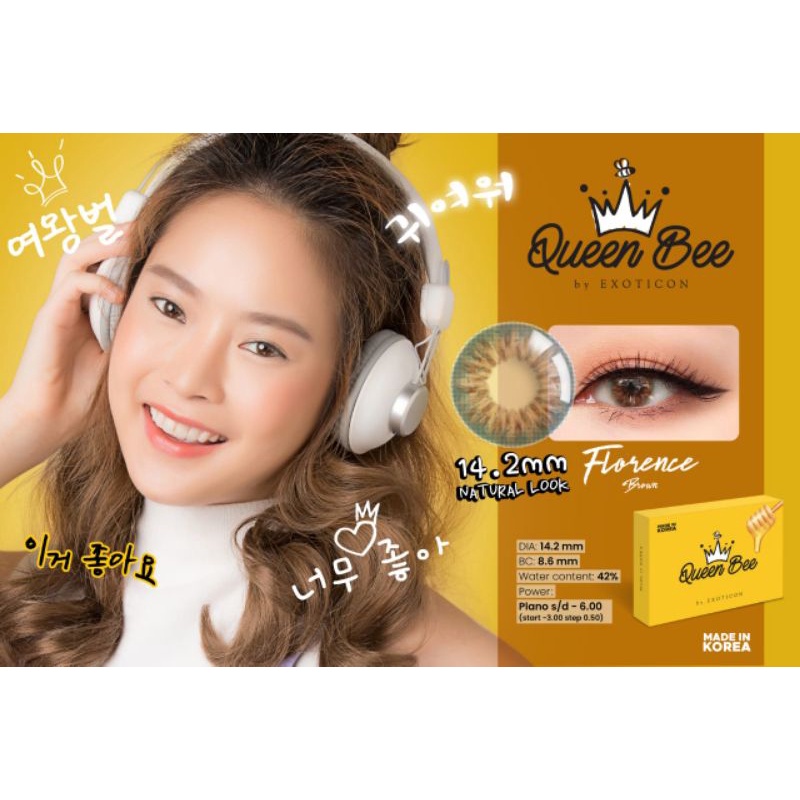 Softlens X2 Queenbee/ Normal minus /Softlens Queenbee minus