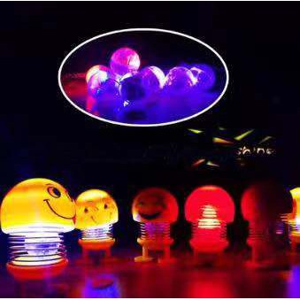 [1KG=40PCS]Boneka Per Goyang Kepala Emoticon LED Spring Shaking Doll Toys Pajangan Mobil Kepala