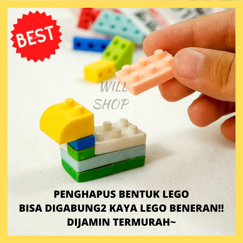 

READY PENGHAPUS LEGO PUZZLE BISA DI SUSUN PASANG! WARNA WARNI ! ALAT TULIS KANTOR SEKOLAH TERMURAH