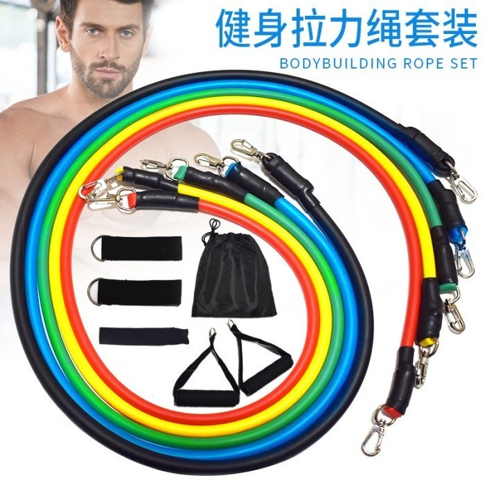 NEW 12 SET BAG olahraga tali home gym door pull up rope door straps