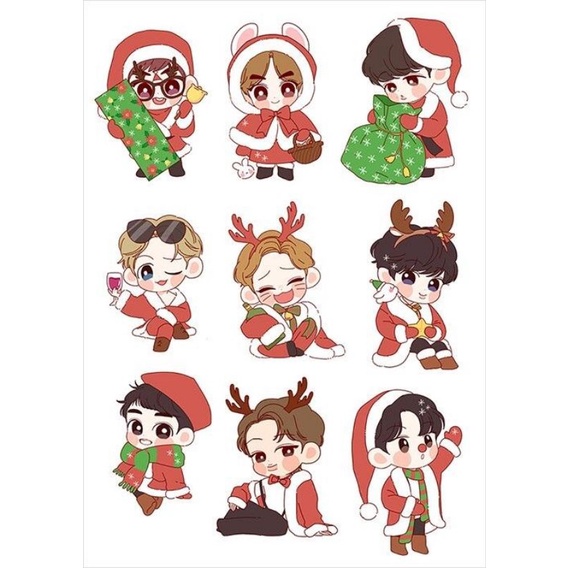 

(COD) Sticker EXO CHIBI aesthetic cute journaling kpop