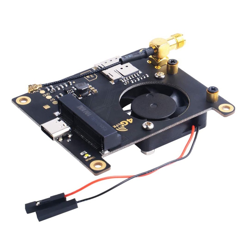 Btsg Papan Topi 3G 4G Untuk Raspberry Pi 2B/3B/3B+/ 4B Untuk w/SIM Card Untuk Desktop