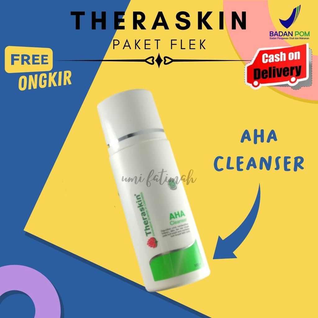 FACIAL WASH Theraskin Aha Cleanser 100ml_Sabun Cuci Muka FLEK BPOM HALAL MUI Aman Untuk Semua Jenis 