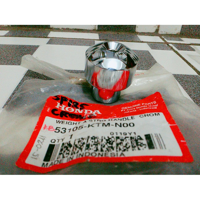 balancer bandul jalu stang stir honda supra x 125 cs1 ORI AHM