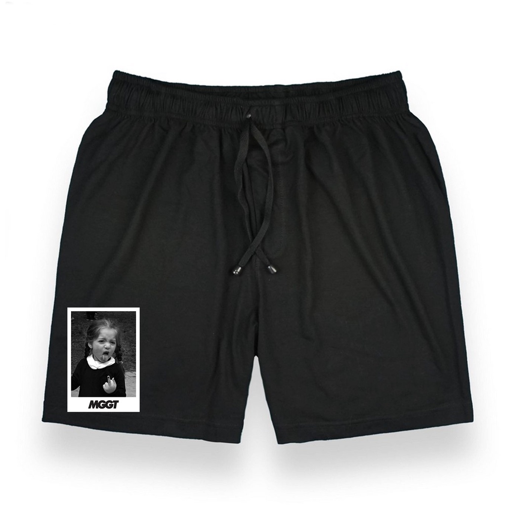 Maggot Industries - Boxer pria dewasa premium distro Boardshort Celana pendek  Maggot  (All Size) DTF HITAM