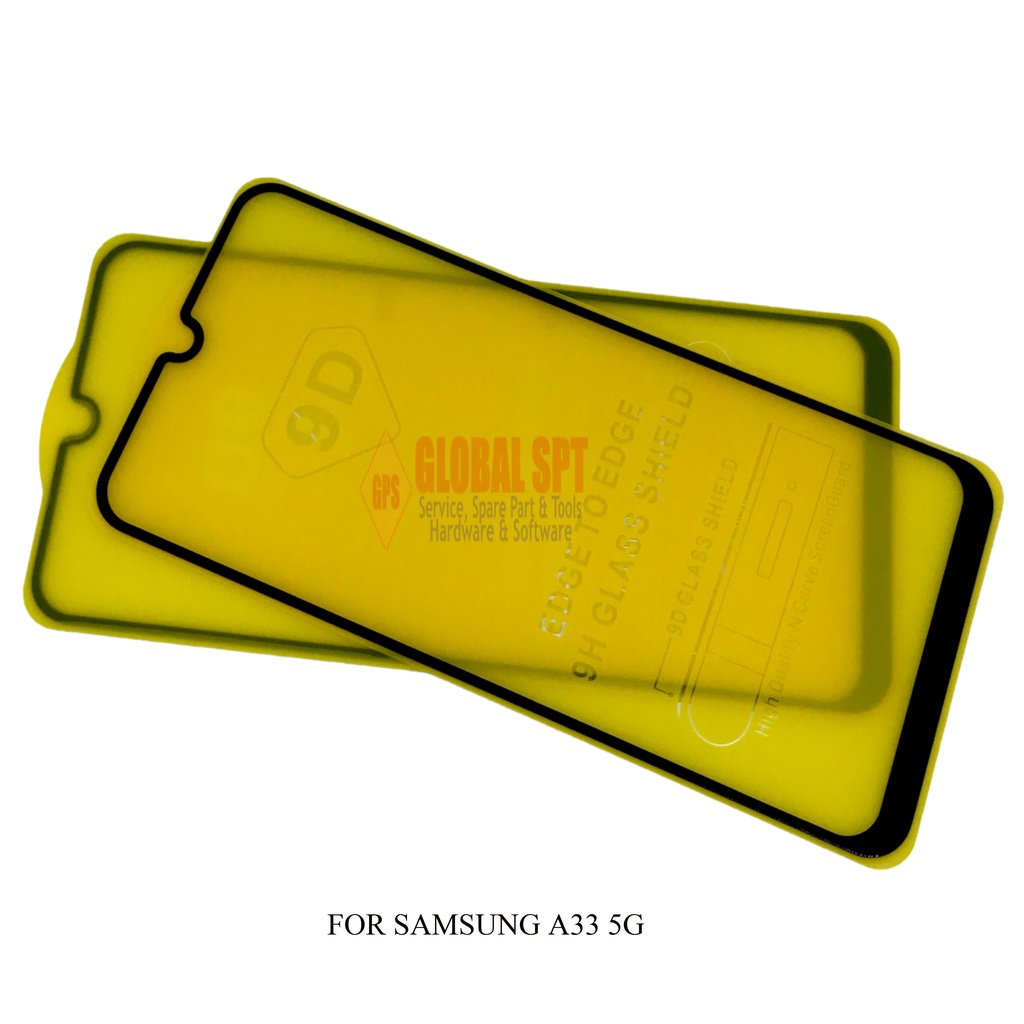 VERSI 5G / ANTIGORES FULL KACA SAMSUNG A33 5G / ANTI GORES FULL WARNA SAMSUNG A33 5G