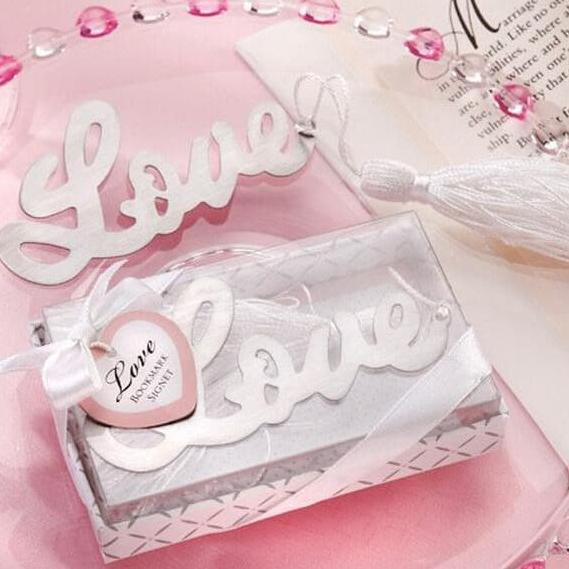

Souvenir Bookmark Love Stainless Pembatas Buku
