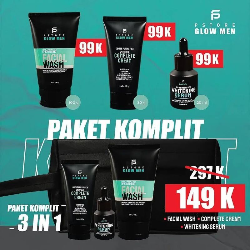 PSTORE GLOW MEN [ Bisa COD ]