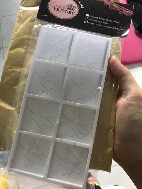 Cetakan Silikon Logo Custom Bentuk Ketupat Untuk Coklat,puding,jelly Atau Sabun