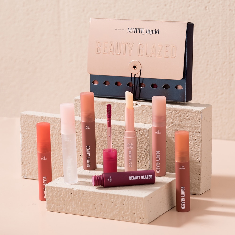 Beauty Glazed Lip Cream Set 8 Color Beauty Glazed Lipstik Beauty Glazed Lipstick Beauty Glazed Lipstick Matte Beauty Glazed Lip Matte Beauty Glazed Lip Cream