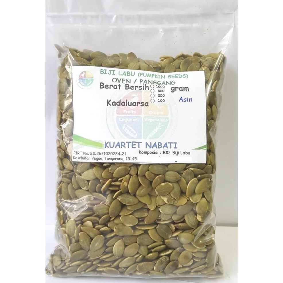 

1Kg Roasted Pumpkin Seed Salted - Biji Labu Kupas - Kuaci Oven - Asin