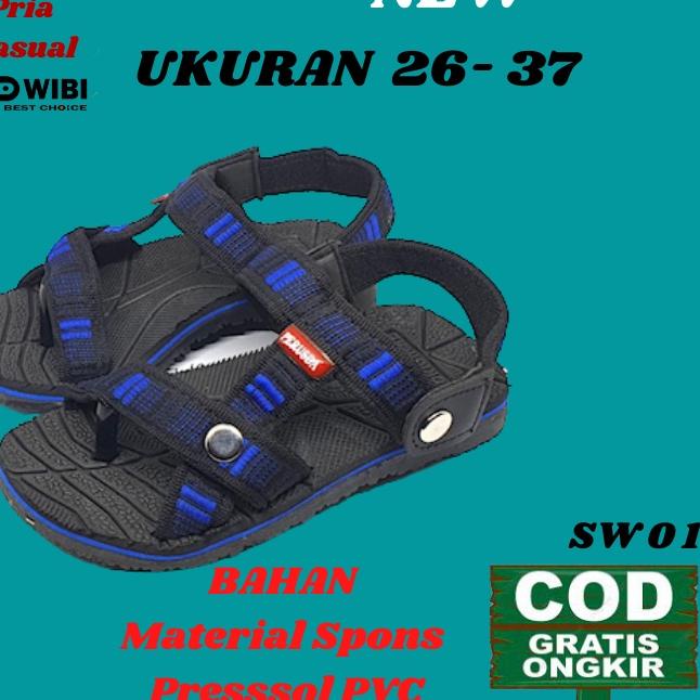 NP.01Jl22a | Sandal Selop Anak Cowok Sedal Sadal Gunung Ank Remaja Sendal Anak Laki Laki Tanggung Um