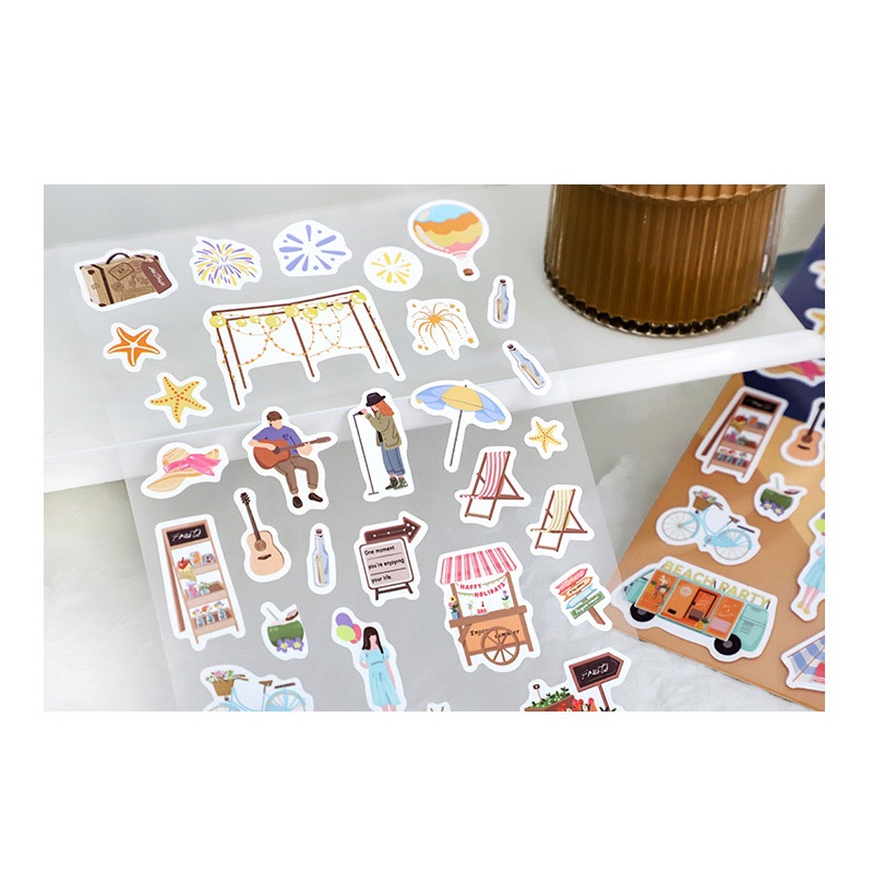 Little Beauty of Life Diary Deco Stickers - Stiker Dekorasi Diary Lucu Unik Murah