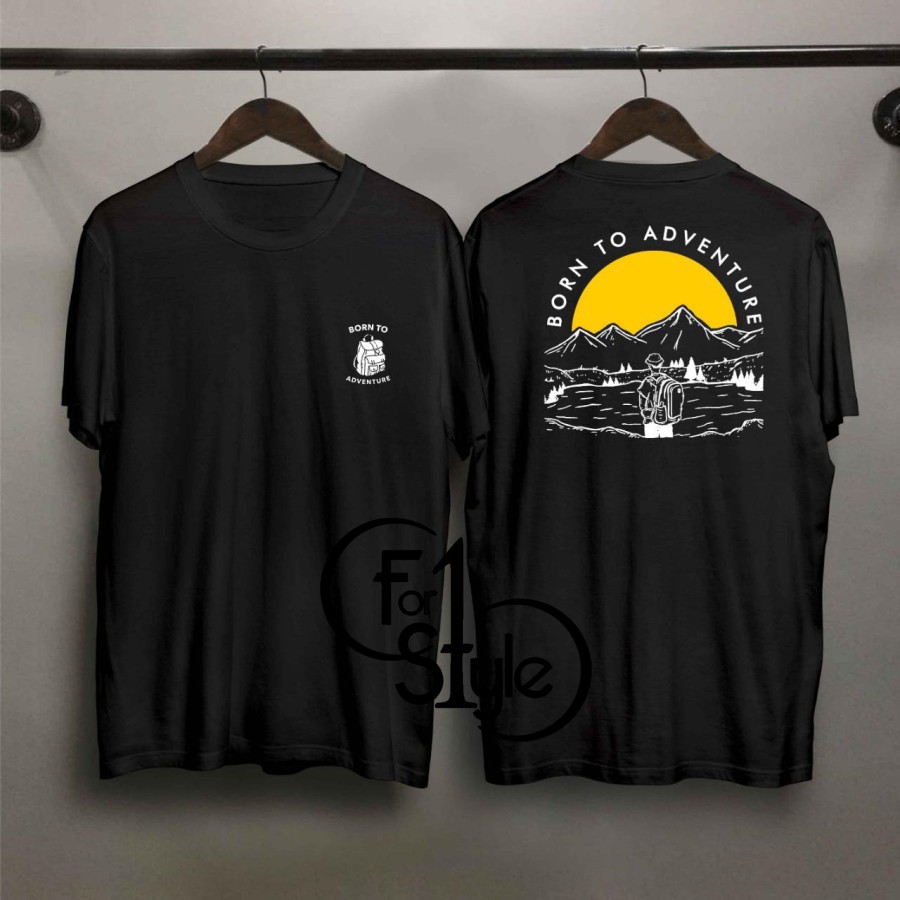 Born Adventure T-shirt pria Baju pria