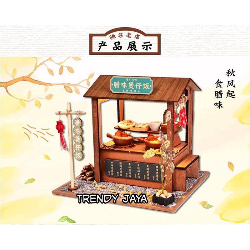 DIY Miniatur STAND CLAYPOT RICE Puzzle Craf (BM-830 LED)