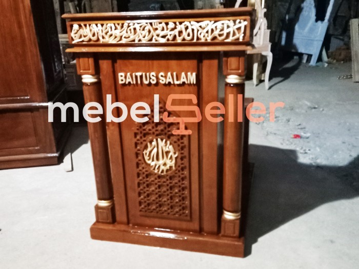 Mimbar Masjid - Mimbar Minimalis - Mimbar Jati
