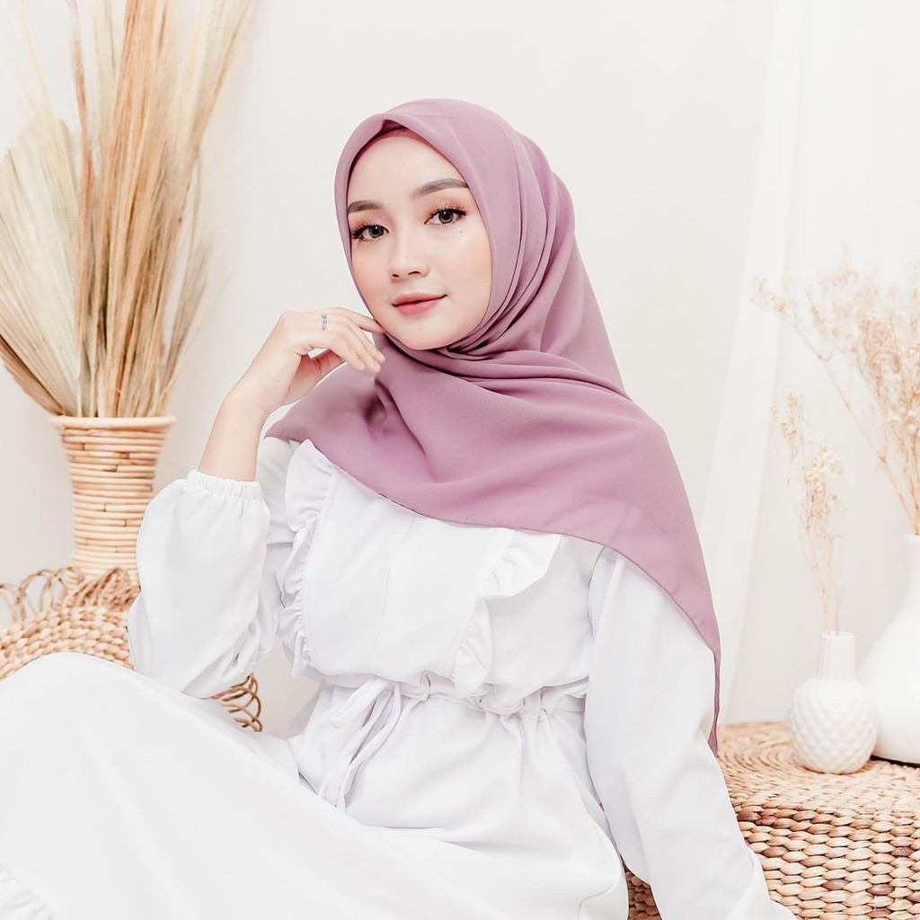 Promo Bella Square Pollycotton Segi Empat Part 3-Dusty Purple