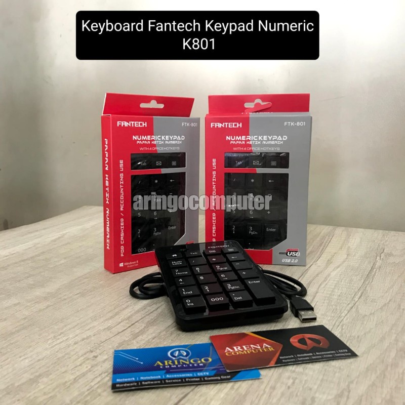 Keyboard Fantech Keypad Numeric K801