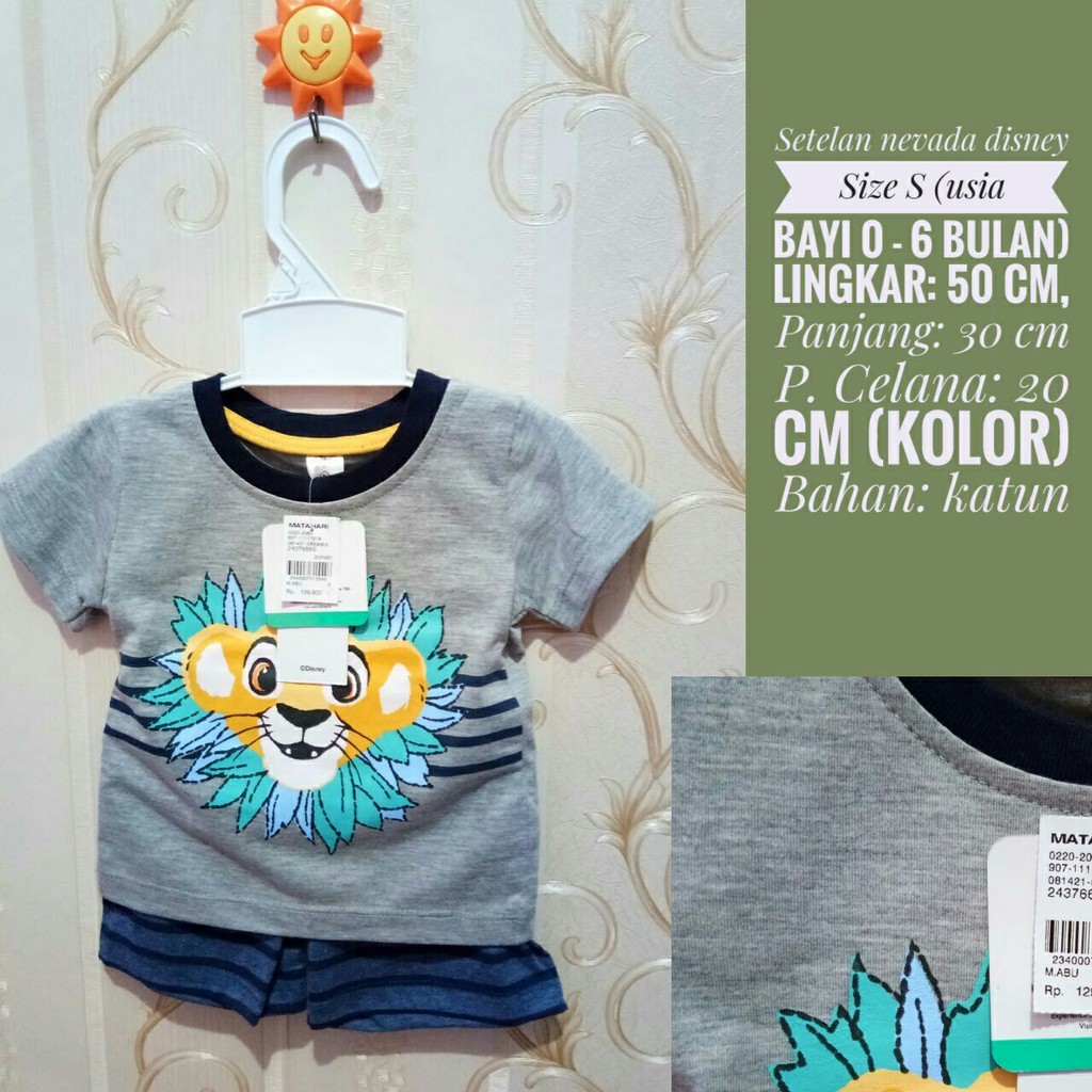 Setelan bayi Nevada Disney