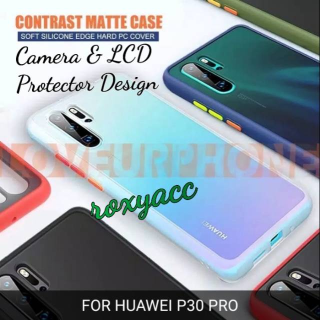 CASE HUAWEI P30 PRO HARDCASE AERO MATTE BUMPER SILIKON CASE