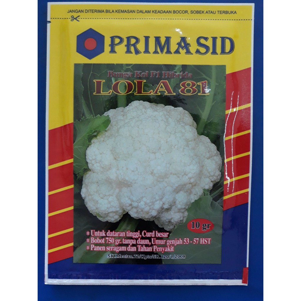 Benih Bunga Kol Lola 81 Primasid 10Gr