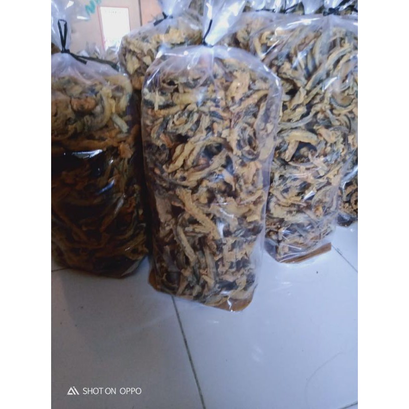 

Piscoklegit_ Keripik Belut Renyah Gurih Fress 1Kg Gratis Bubblewrap
