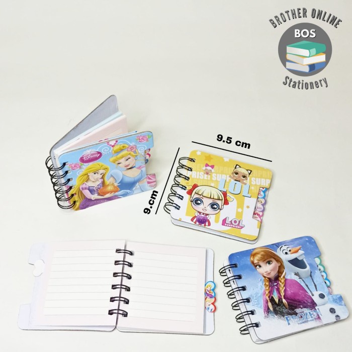 

FBI Buku Spiral Mini/Notebook Kecil/Notes/Notepad/Diary/Pocket Book