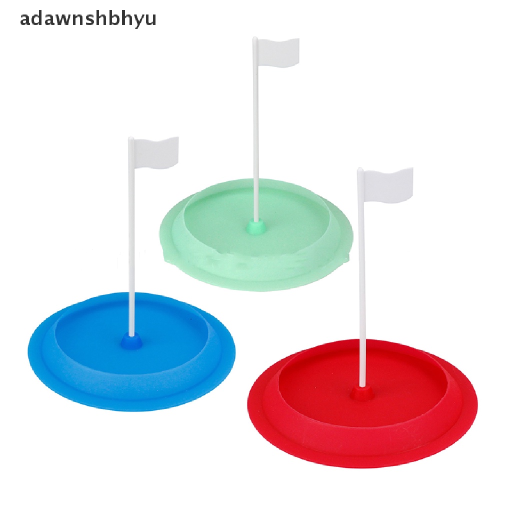 Adawnshbhyu Latihan Piala Lubang Hijau Golf Putting Indoor Dengan Flag Putter Trainer