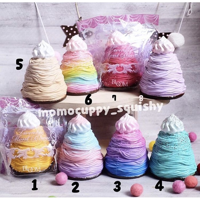 PROMO SQUISHY LICENSED twinkle mont blanc by ibloom ( es krim ORI)