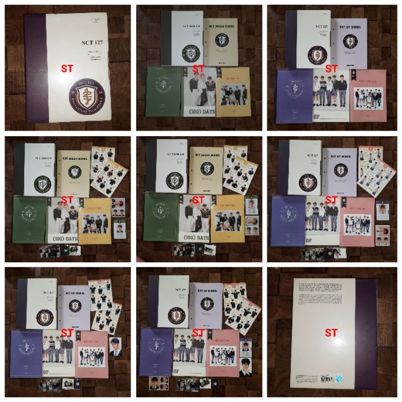 SEALED & UNSEALED NCT Back To School B2S Kit Set Doyoung Jaehyun Mark Jeno Jaemin PC Id Card Photo